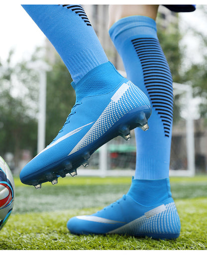 High-Top Breathable Soccer Shoes - Professional Futsal Cleats