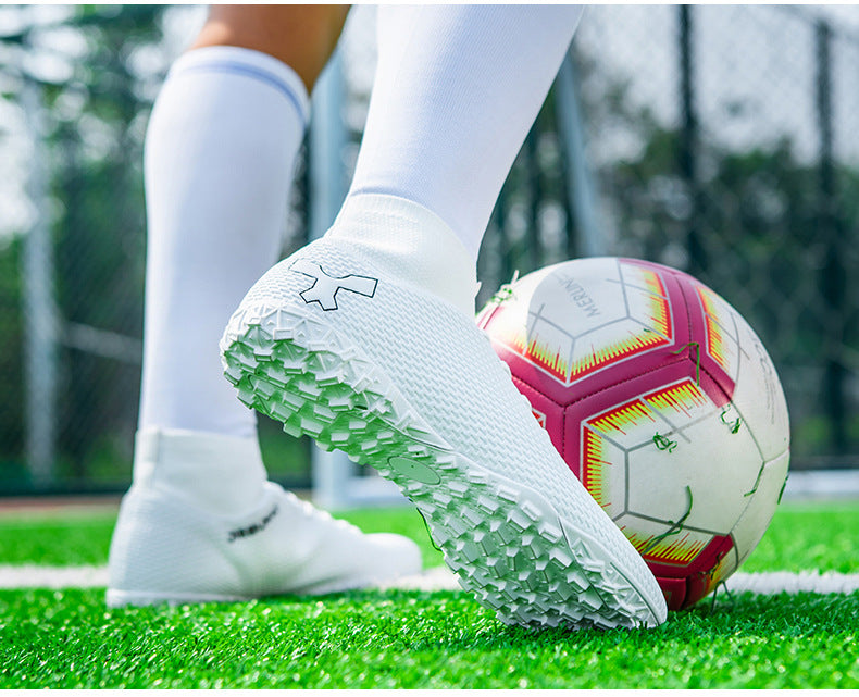 High-Top Soccer Shoes - TF Artificial Turf Training