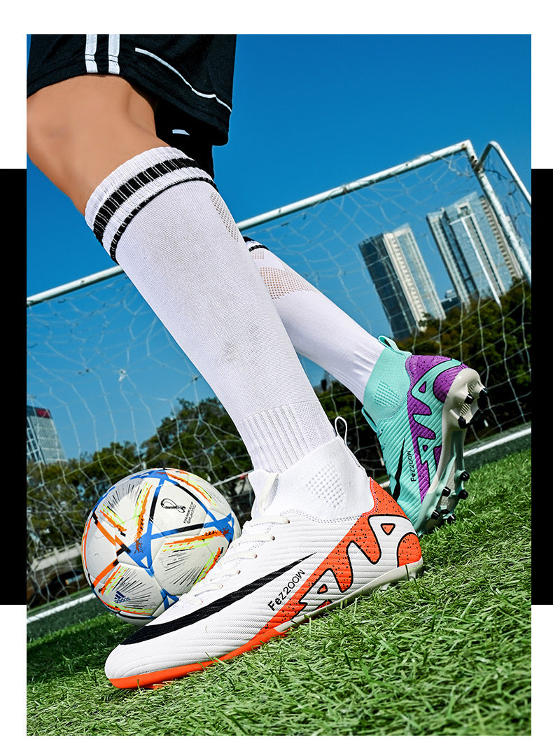 Thorn 15 High-Top Soccer Shoes - AG Studs for Youth