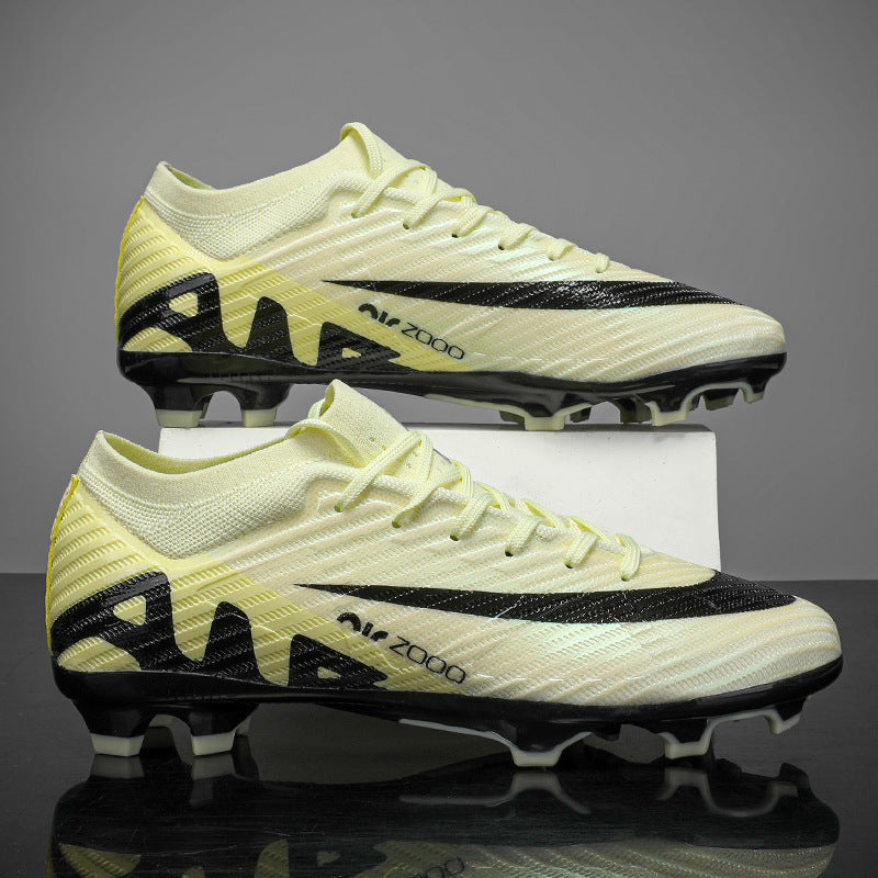 High-Top Football Shoes - TF Training with Broken Studs