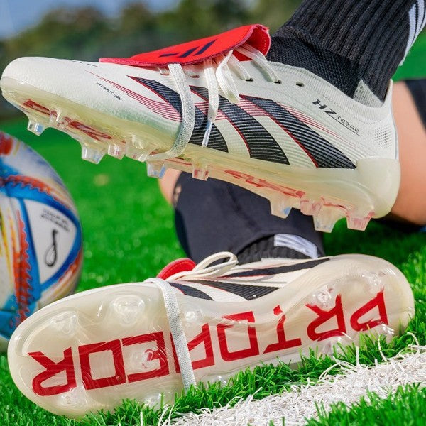 Youth Soccer Shoes with Green Shade - Training Cleats