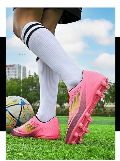 Unisex Soccer Shoes - Long & Broken Studs for Training