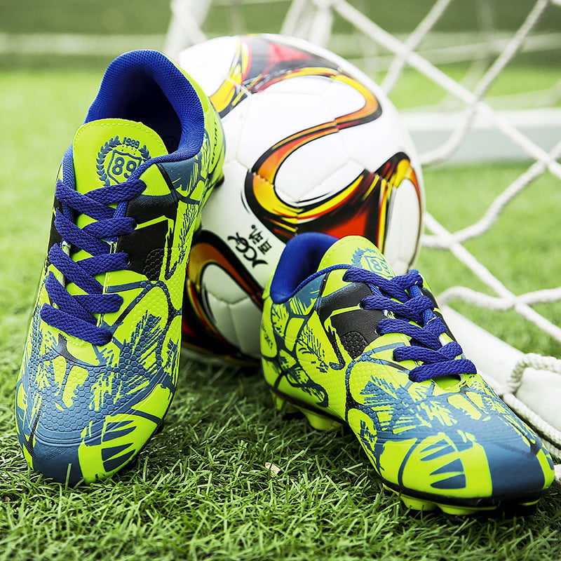 High-Top Breathable Soccer Shoes - Professional Futsal Cleats