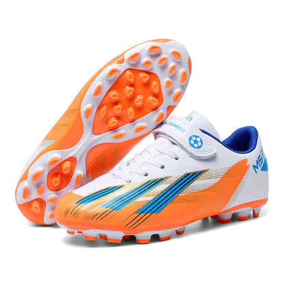 No-Tie Velcro Kids Soccer Shoes - Non-Slip Training