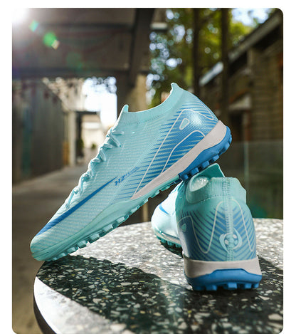 Youth Soccer Shoes with Broken Studs - Training Football Cleats