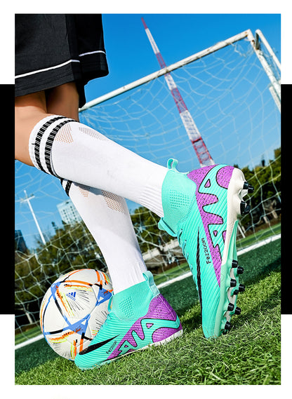 Thorn 15 High-Top Soccer Shoes - AG Studs for Youth
