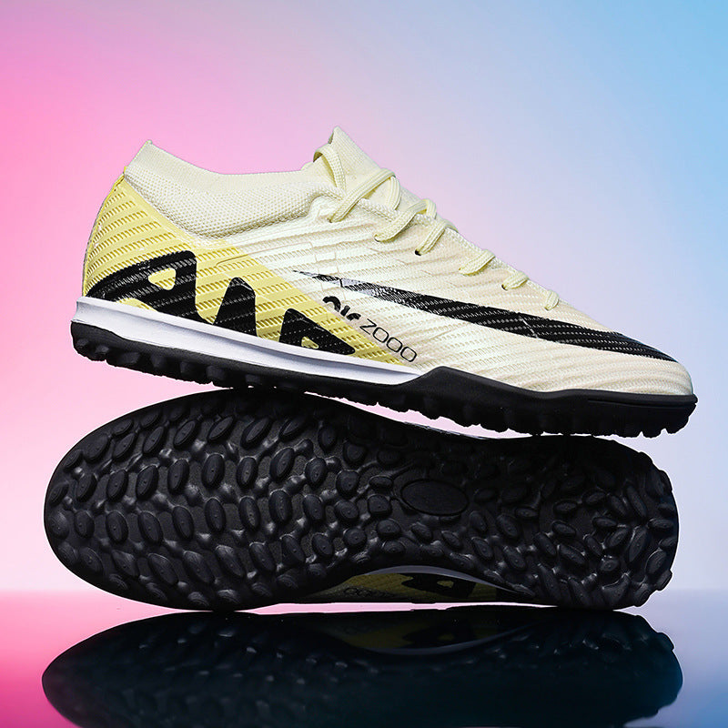 High-Top Football Shoes - TF Training with Broken Studs