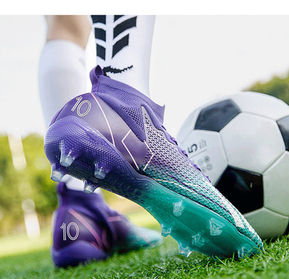 X10 Flyknit Men's High-Top Football Boots - TF Studs