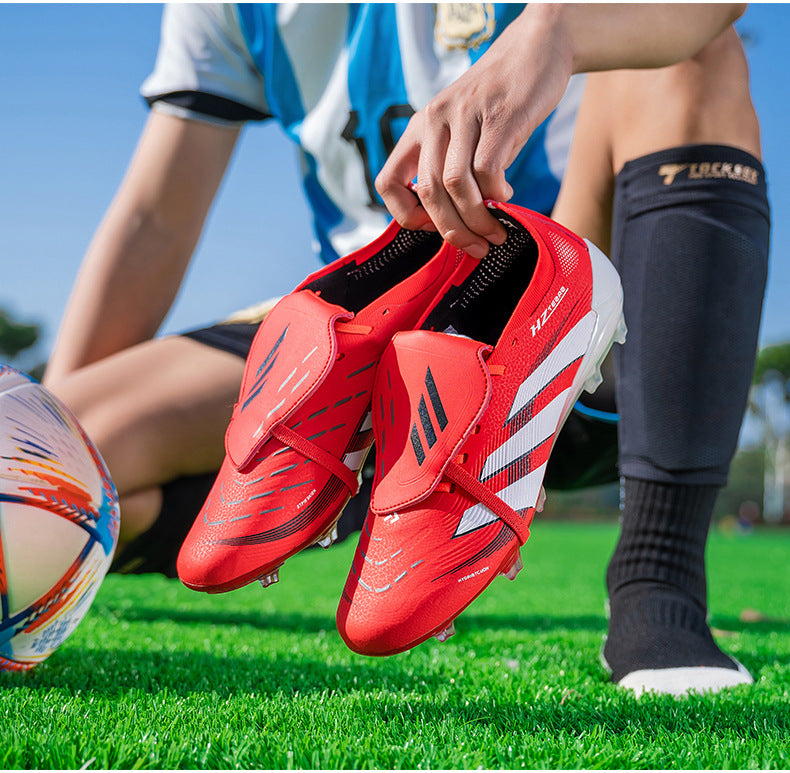Youth Soccer Shoes with Green Shade - Training Cleats