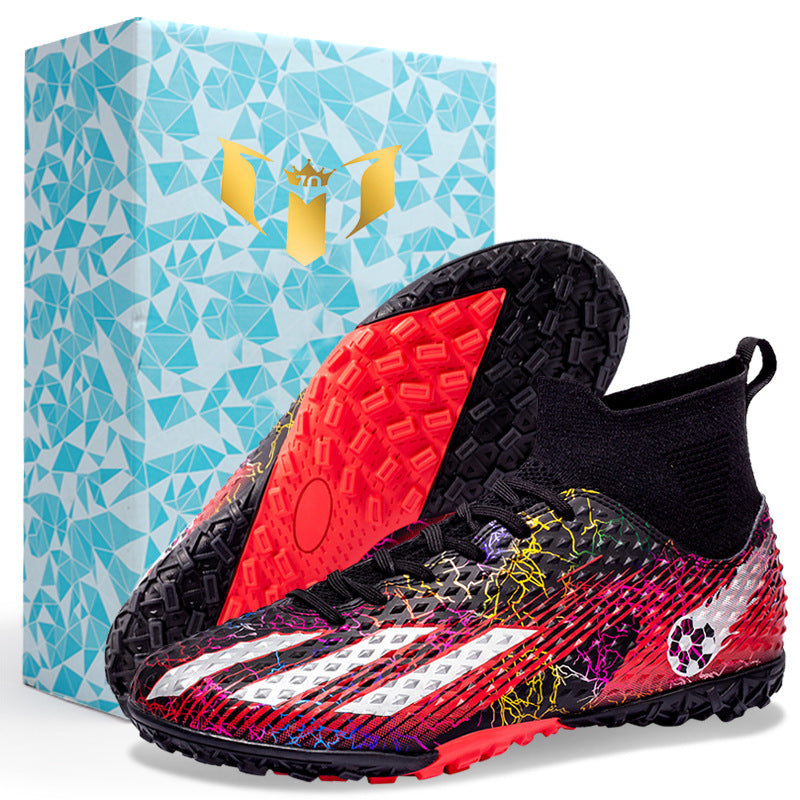 High-Top Breathable Soccer Shoes - Professional Futsal Cleats