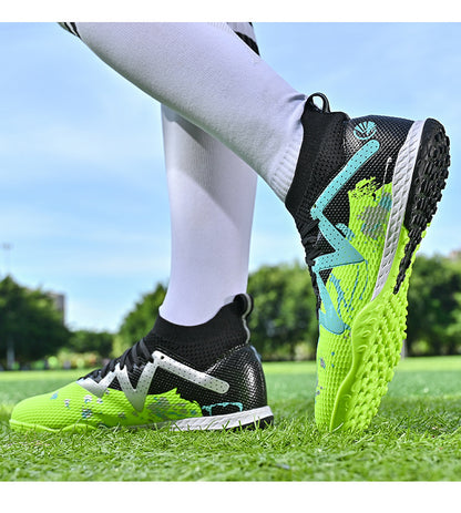 High-Top Soccer Shoes - TF Training for All Ages