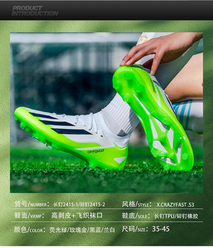 Men's Soccer Shoes - Long & Short Studs for Turf