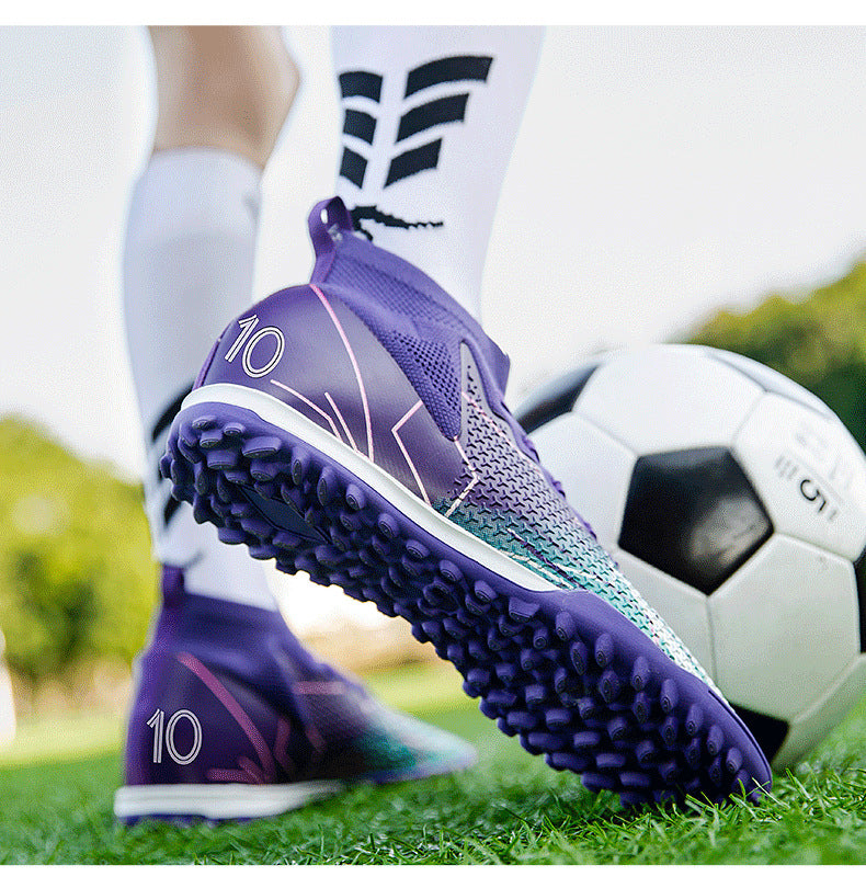 X10 Flyknit Men's High-Top Football Boots - TF Studs