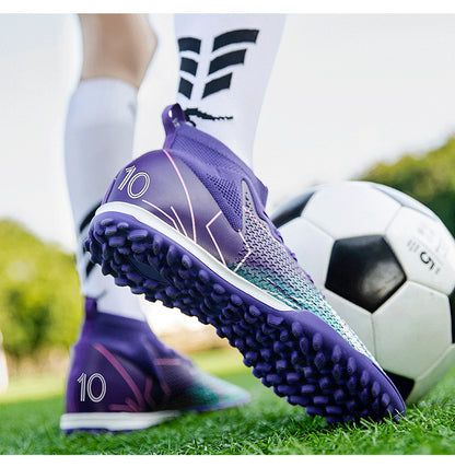 X10 Flyknit Men's High-Top Football Boots - TF Studs