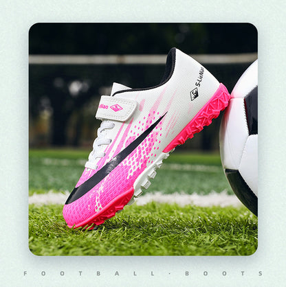 Kids' Soccer Shoes with Velcro - Training Cleats