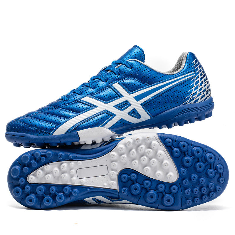 Kids' High-Top Breathable Soccer Shoes - TF/AG Studs