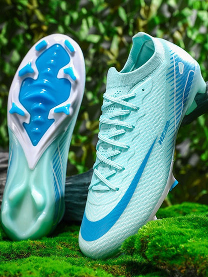 Youth Soccer Shoes with Broken Studs - Training Football Cleats