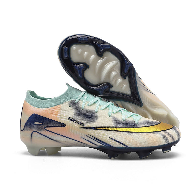 Youth Soccer Shoes with Broken Studs - Training Football Cleats