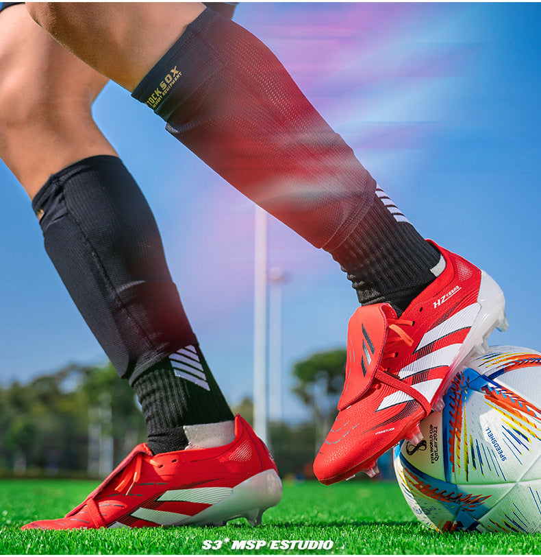 Youth Soccer Shoes with Green Shade - Training Cleats