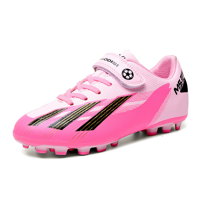 No-Tie Velcro Kids Soccer Shoes - Non-Slip Training