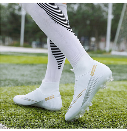 High-Top Breathable Soccer Shoes - Professional Futsal Cleats
