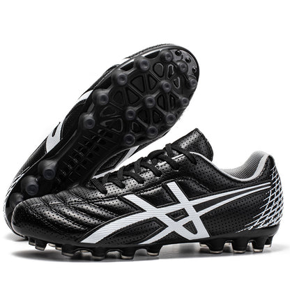 Kids' High-Top Breathable Soccer Shoes - TF/AG Studs