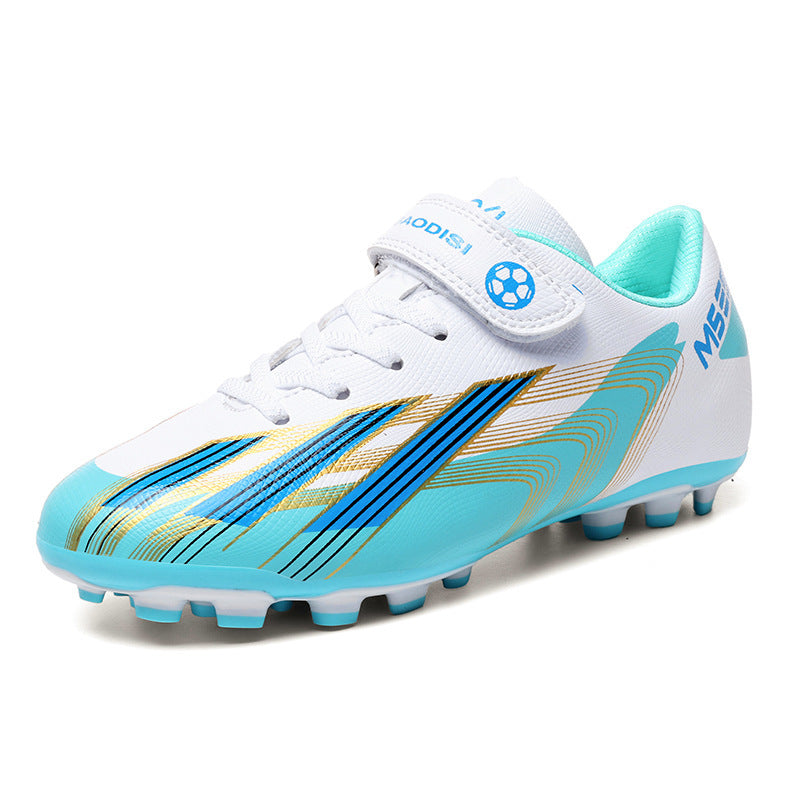 No-Tie Velcro Kids Soccer Shoes - Non-Slip Training