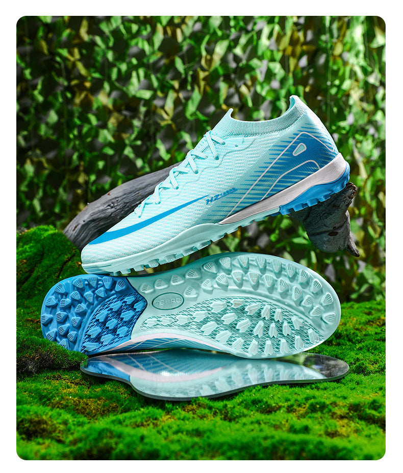 Youth Soccer Shoes with Broken Studs - Training Football Cleats