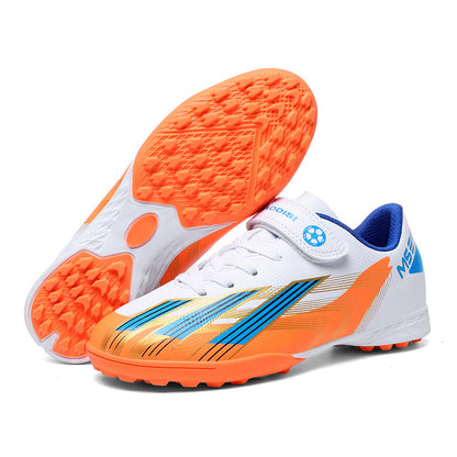 No-Tie Velcro Kids Soccer Shoes - Non-Slip Training