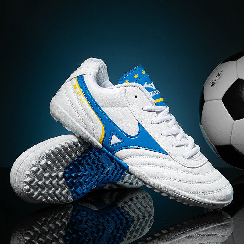 Youth Soccer Shoes - Non-Slip Leather Training