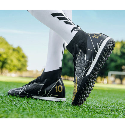 X10 Flyknit Men's High-Top Football Boots - TF Studs