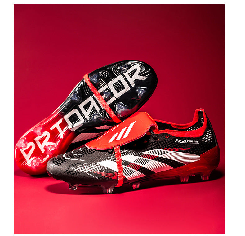 Youth Soccer Shoes with Green Shade - Training Cleats