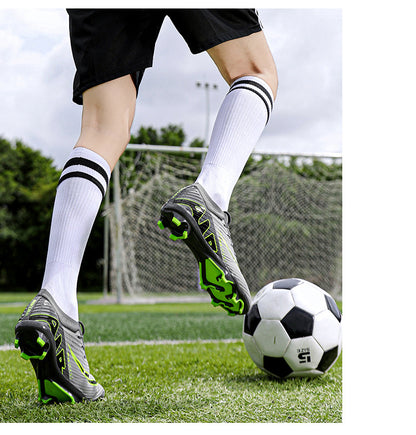 High-Top Football Shoes - TF Training with Broken Studs