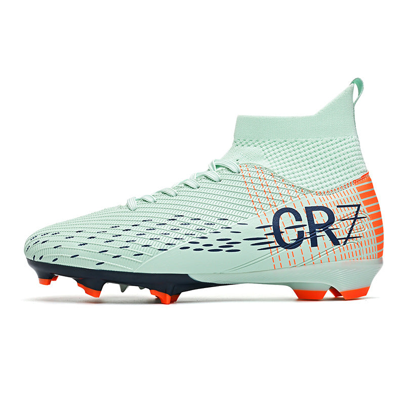 CR7 High-Top Soccer Shoes - Flyknit TF Studs