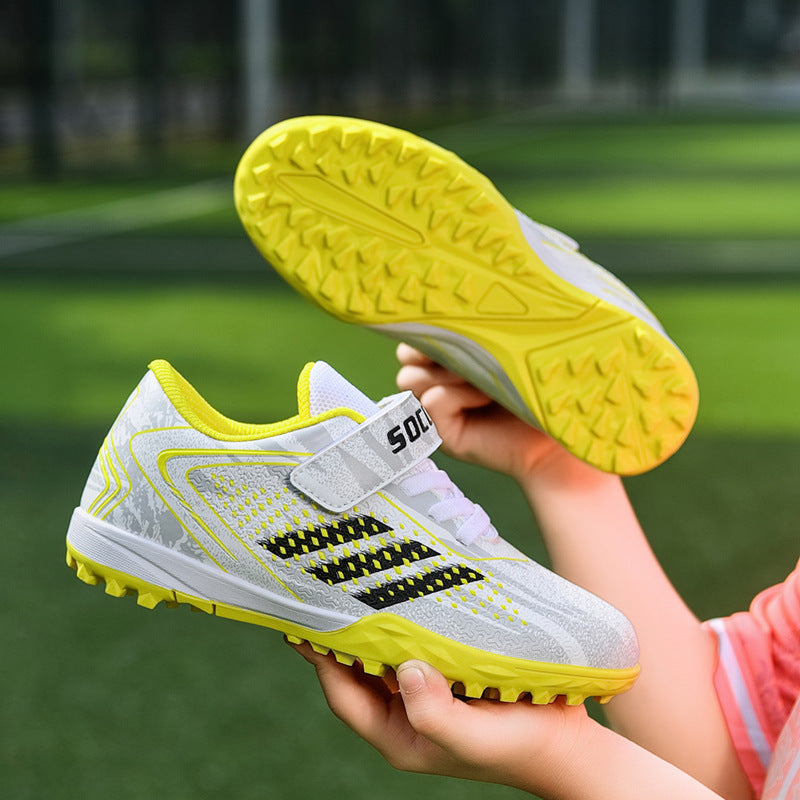 Summer Breathable Mesh Kids Soccer Shoes - TF Training